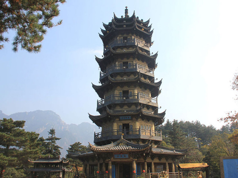 安徽九华山回香阁万佛塔